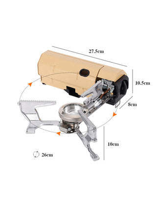 Experience the Great Outdoors with Our Portable Folding Camping Card Stove Cooker